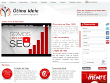 Tablet Screenshot of otimaideia.com.br